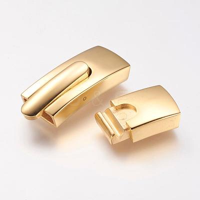 304 Stainless Steel Bayonet Clasps STAS-P158-01C-G-1