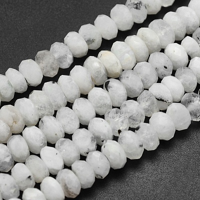 Natural Rainbow Moonstone Beads Strands G-O170-67D-1