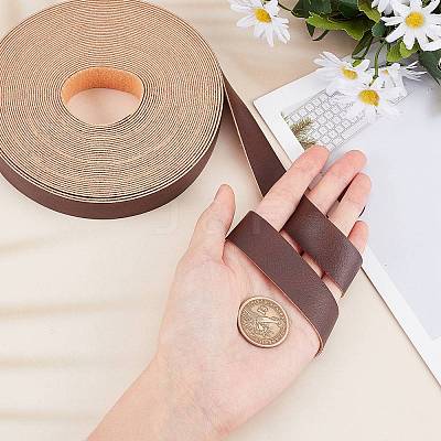 PU Leather Ribbon SRIB-WH0012-03B-02-1