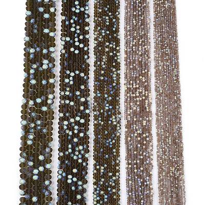 Transparent Glass Beads Strands EGLA-A044-T1mm-MB16-1