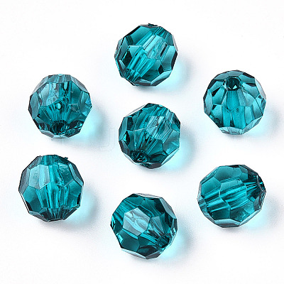 Transparent Acrylic Beads TACR-Q257-10mm-V18-1