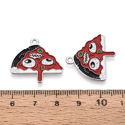 Halloween Theme Alloy and Enamel Pendants ENAM-T021-31H-01P-1