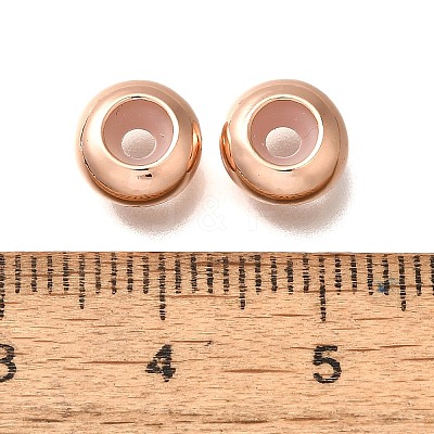 Rack Plating Brass Beads KK-M313-02A-RG-1
