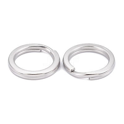 Tarnish Resistant 304 Stainless Steel Keychain Clasps X-KEYC-D049-05-1