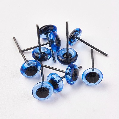 Craft Glass Doll Eyes LS-DIY-WH0020-B03-9mm-1