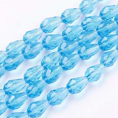 Glass Beads Strands GLAA-R024-11x8mm-7-1