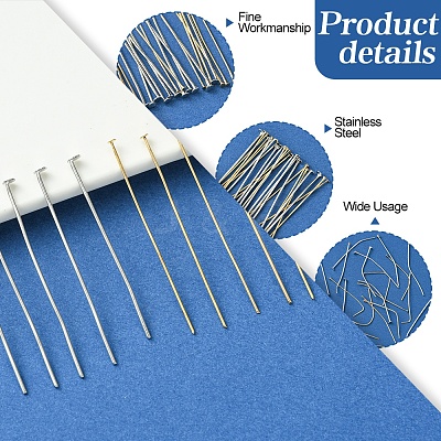 275Pcs Iron Flat Head Pins IFIN-FS0001-40-1