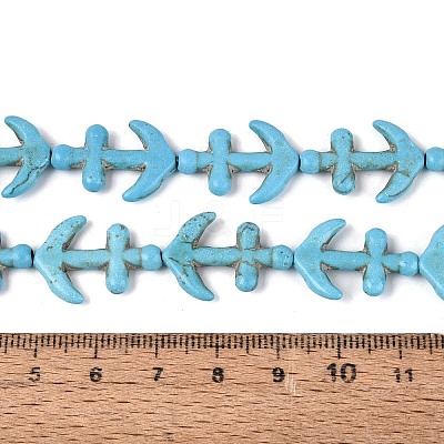 Synthetic Turquoise Beads Strands G-N364-04A-01-1