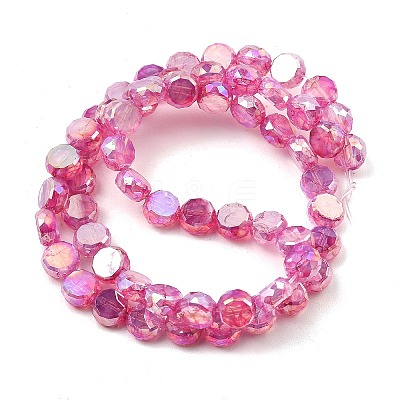 Imitation Jade Glass Beads Strands GLAA-P058-05A-1