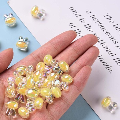 Transparent Acrylic Beads TACR-S152-05B-SS2105-1