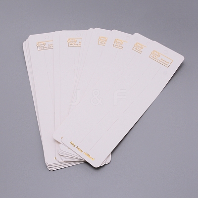 Paper Jewelry Display Cards LS-CDIS-WH0016-03-1