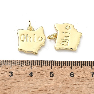 Brass Pendants KK-D229-22H-G-1
