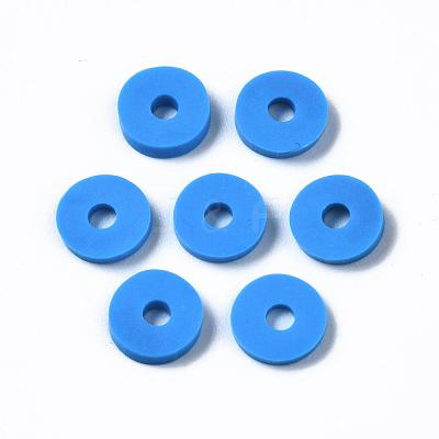 Handmade Polymer Clay Beads CLAY-R067-6.0mm-B33-1