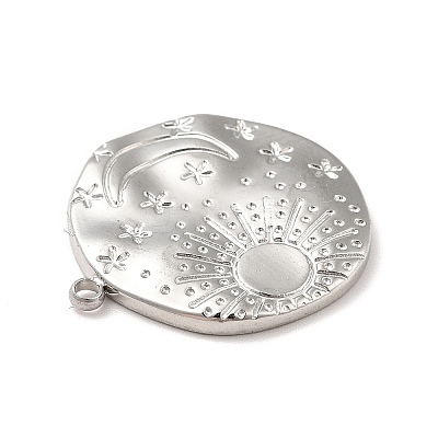Non-Tarnish 304 Stainless Steel Pendants STAS-A066-02P-1