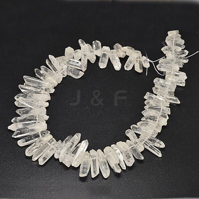 Nuggets Natural Quartz Crystal Beads Strands G-F289-26-1