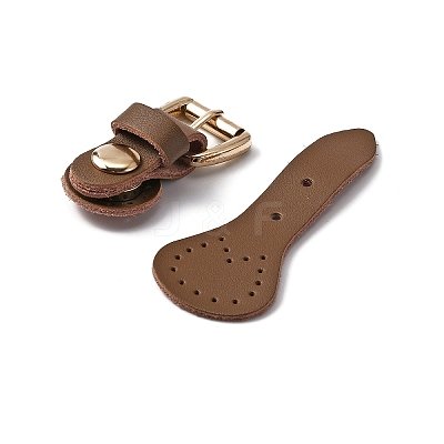 Cowhide Sew on Toggle Buckles FIND-WH0114-36A-1