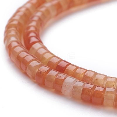 Natural Red Aventurine Beads Strands G-H230-15-1