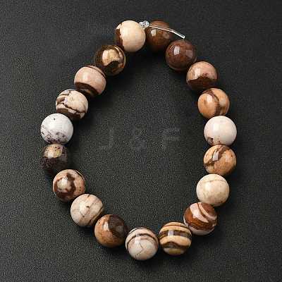 Natural Australian Agate Round Bead Strands G-M272-02-10mm-1