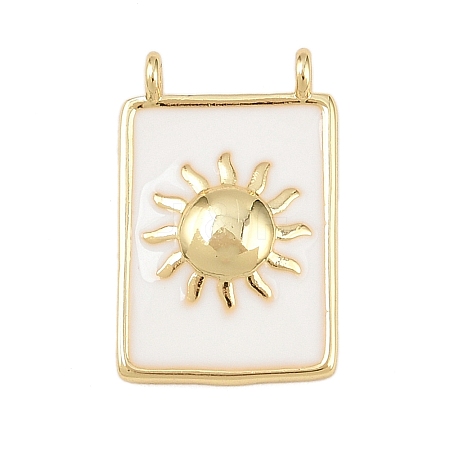 Brass Enamel Pendants KK-L251-01G-D04-1