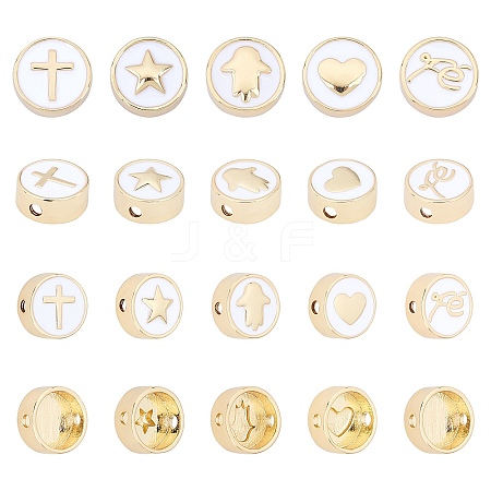 ARRICRAFT Brass Enamel Beads KK-AR0001-89G-1