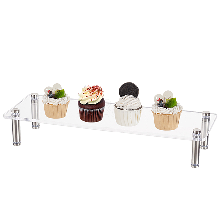 Rectangle Acrylic Cake Display Stands ODIS-WH0017-077B-1