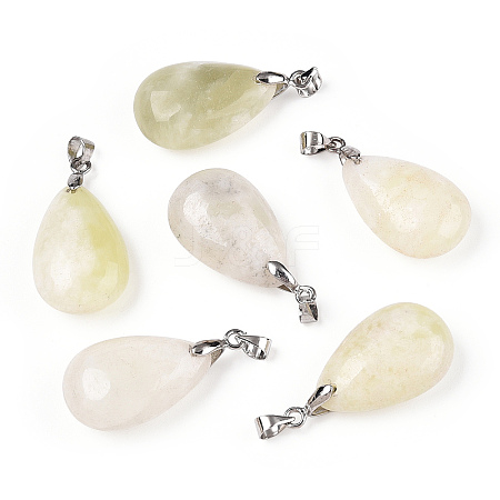 Natural New Jade Pendants X-G-S243-29-1