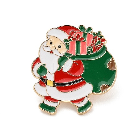 Christmas Enamel Pin JEWB-K028-01A-G-1