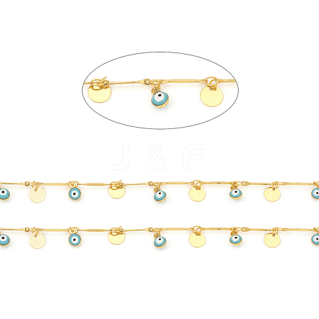 Brass Bar Link Chains CHC-I031-10A-1