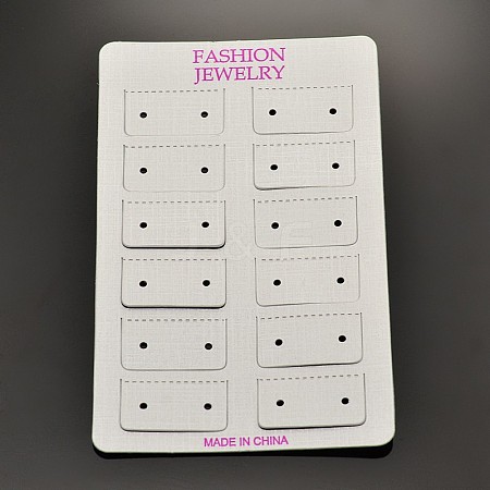 Rectangle Plastic Display Cards LS-TOOL-F002-10-1