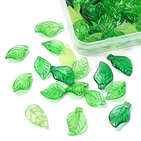 377Pcs 100G Transparent Acrylic Pendants TACR-YW0002-18-1