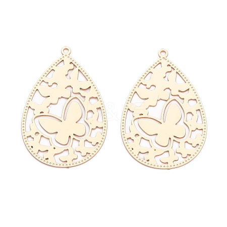 Brass Pendants KK-N278-14KCG-1