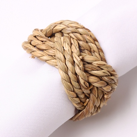 Hay Knitting Napkin Rings AJEW-WH0189-35-1