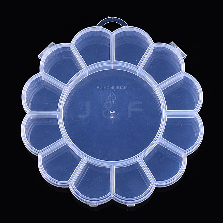 Transparent Plastic Bead Containers LS-CON-YW0001-12-1-1