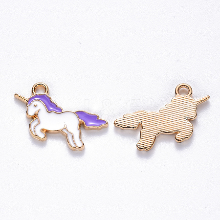 Alloy Enamel Pendants X-ENAM-S121-036D-1