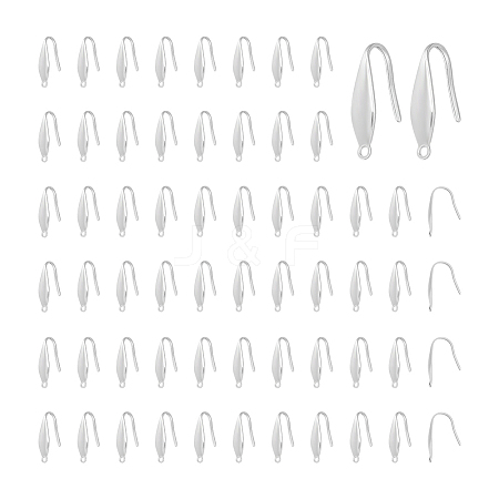 100Pcs 316 Surgical Stainless Steel Earring Hooks STAS-UN0058-61-1