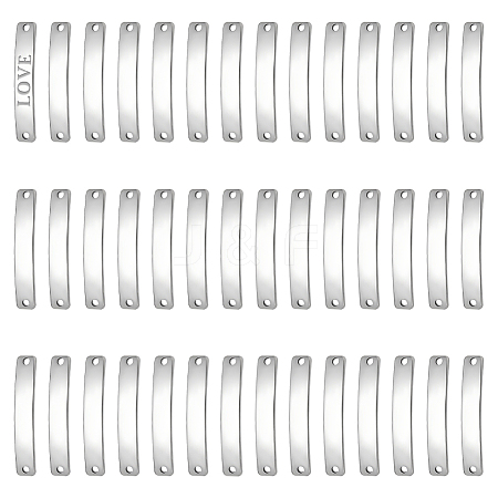 50Pcs 201 Stainless Steel Links/Connectors STAS-UN0063-29-1