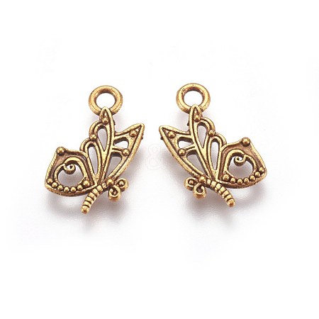 Tibetan Style Alloy Pendants X-TIBEP-A100603-G-LF-1