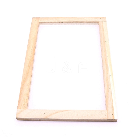 Wooden Paper Making DIY-WH0215-47-1