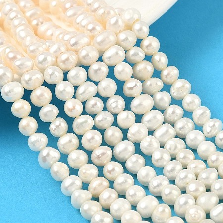Natural Cultured Freshwater Pearl Beads Strands PEAR-RM241213-2-1