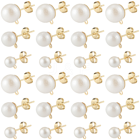 304 Stainless Steel Stud Earring Findings EJEW-SP0001-17B-1