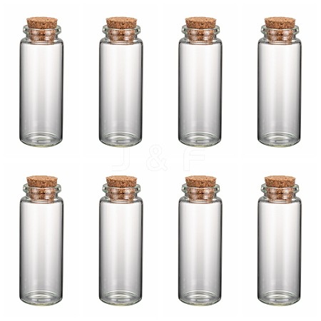 Glass Jar Glass Bottles X-AJEW-H004-2-1