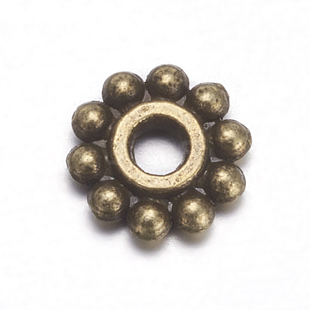 Gear Tibetan Style Alloy Spacer Beads LS-MAB145-NF-1