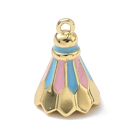 Brass Enamel Pendants KK-I476-28A-G01-1