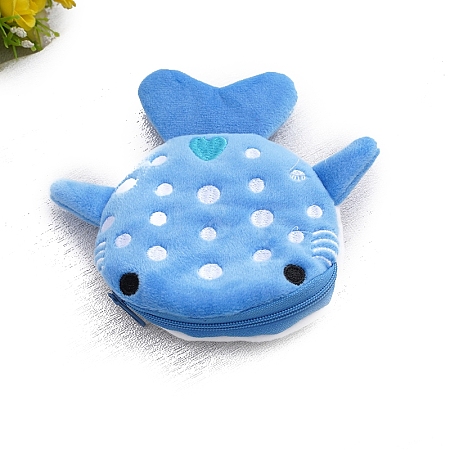 Shark Cute Coin Purse Coin Pouch PW-WG176D5-01-1