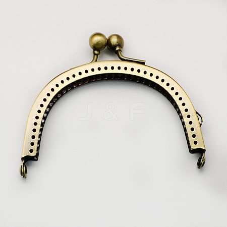 Iron Purse Frame Handle for Bag Sewing Craft Tailor Sewer X-FIND-R022-17AB-1