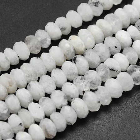 Natural Rainbow Moonstone Beads Strands G-O170-67D-1