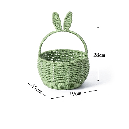 Rabbit Ears Flower Storage Basket PW-WG44668-04-1