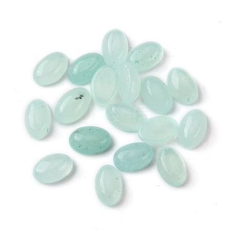 Natural White Jade Cabochons G-A094-01A-30-1