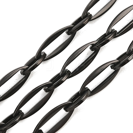 201 Stainless Steel Oval Link Chains CHS-H118-19EB-1