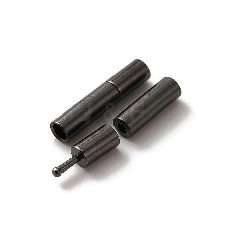Brass Bayonet Clasps KK-WH0062-36A-B-1